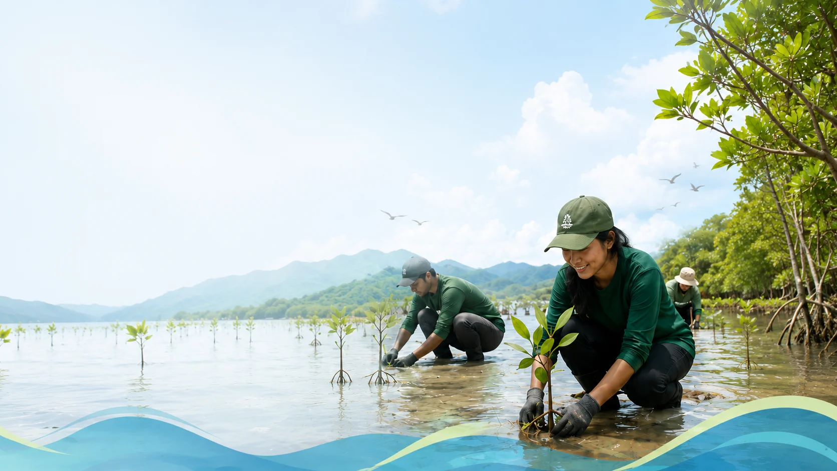 Penanaman mangrove